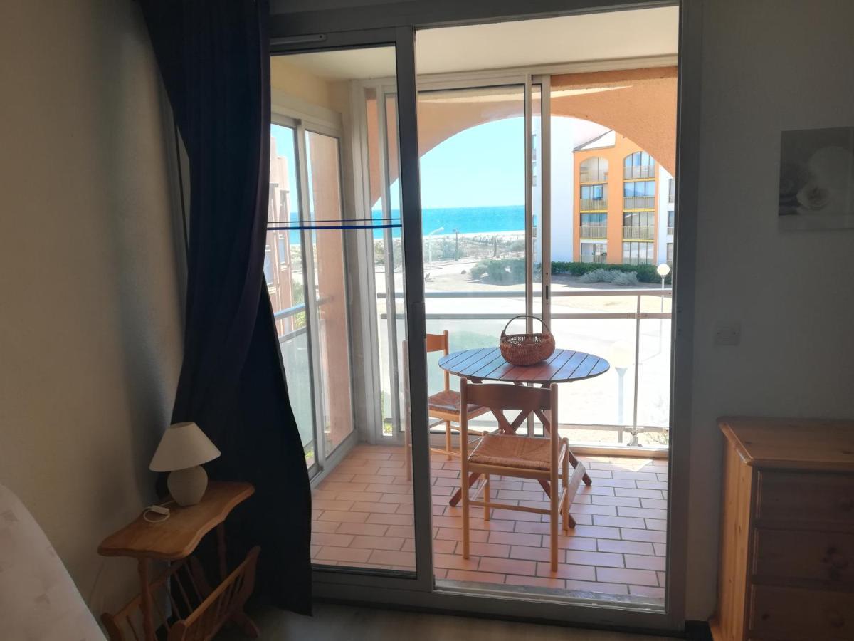 Cap De Mer - Vue Sur Mer - Une Chambre - Une Terrasse - Acces Direct Plage - Commerces A Proximites Le Barcarès Εξωτερικό φωτογραφία
