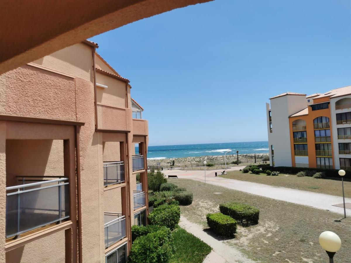 Cap De Mer - Vue Sur Mer - Une Chambre - Une Terrasse - Acces Direct Plage - Commerces A Proximites Le Barcarès Εξωτερικό φωτογραφία