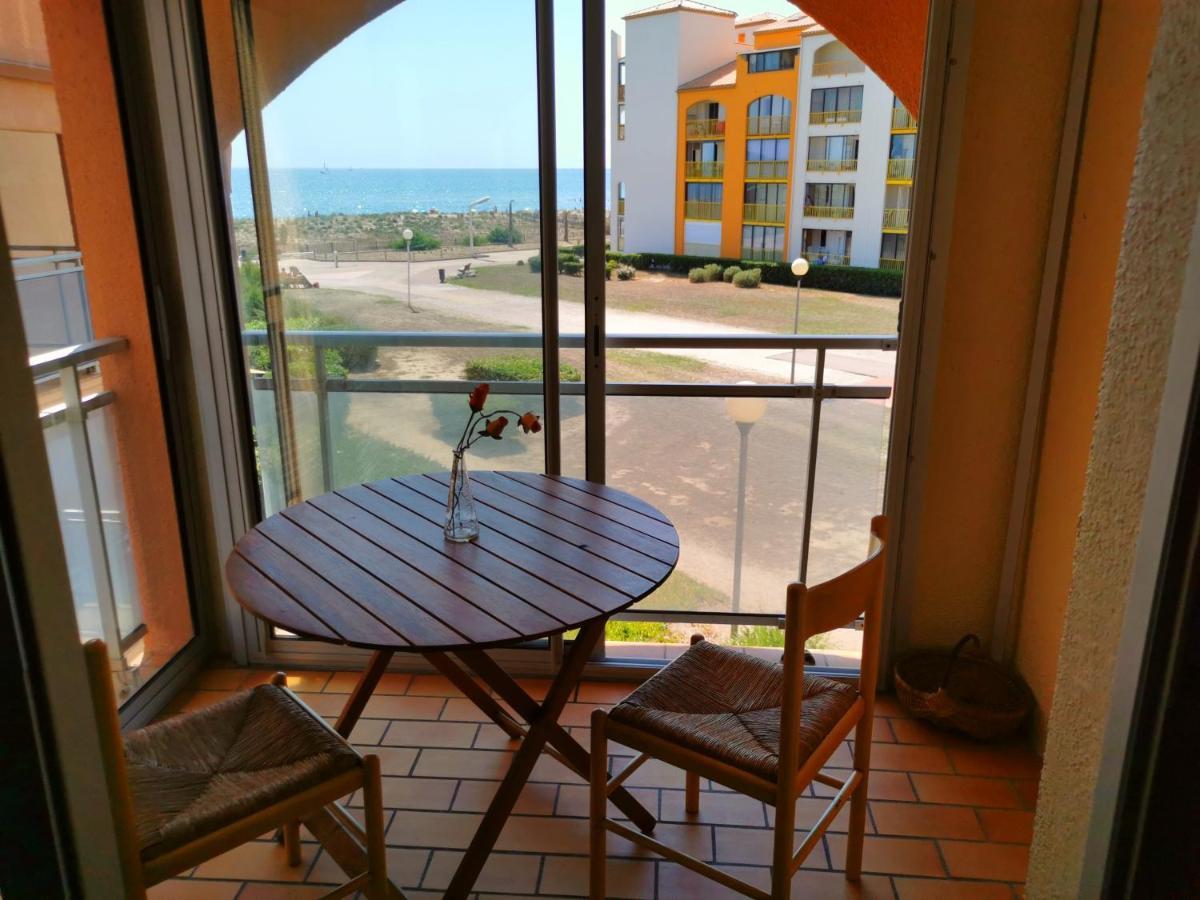 Cap De Mer - Vue Sur Mer - Une Chambre - Une Terrasse - Acces Direct Plage - Commerces A Proximites Le Barcarès Εξωτερικό φωτογραφία